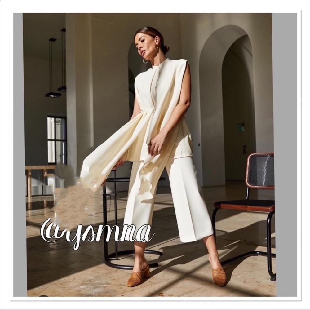 Zara tied asymmetric top bloggers favorite
